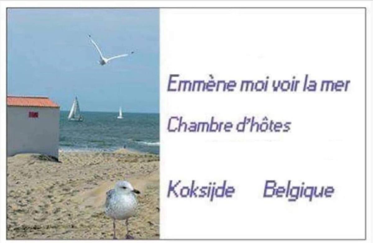 Emmene Moi Voir La Mer Coxyde Extérieur photo